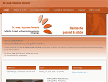 Tablet Screenshot of hautpraxis-berlin.de
